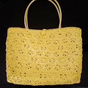 Wicker handbag